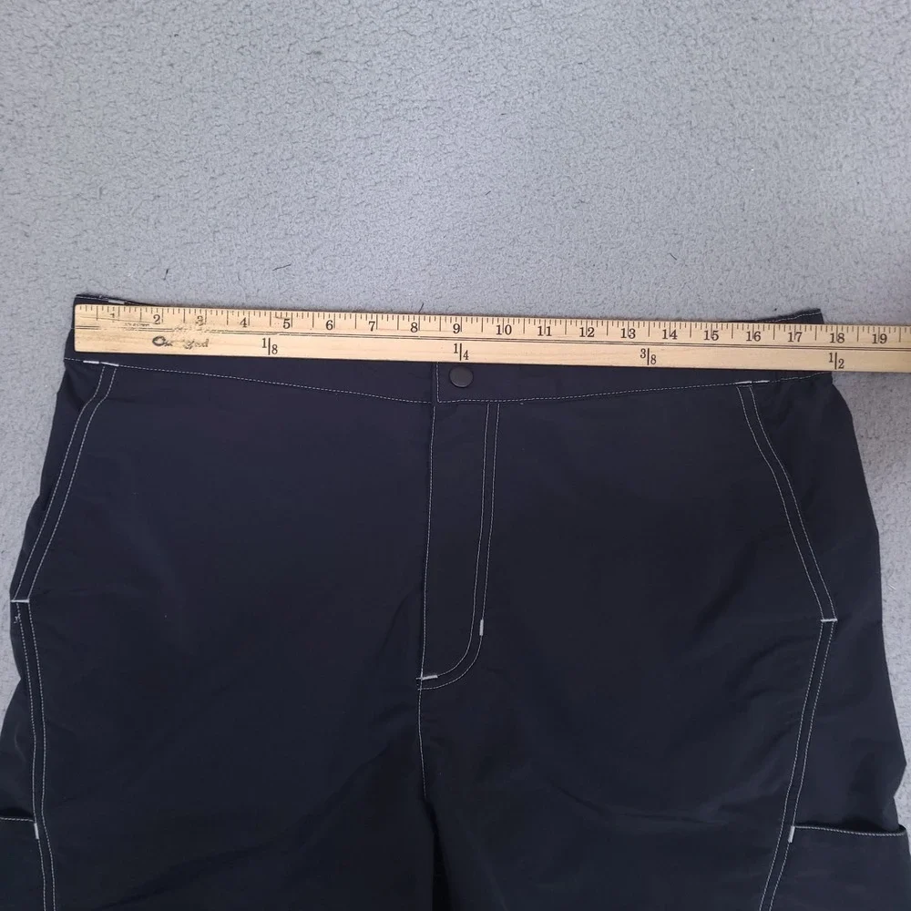Adidas‎ Shorts Mens Large Cargo Pocket Chino Stretch Comfort Performance Black